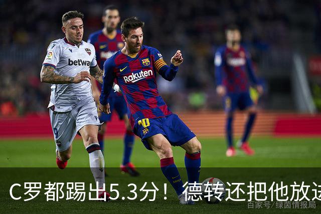 C罗都踢出5.3分！德转还把他放进金球奖候选遗珠阵容！